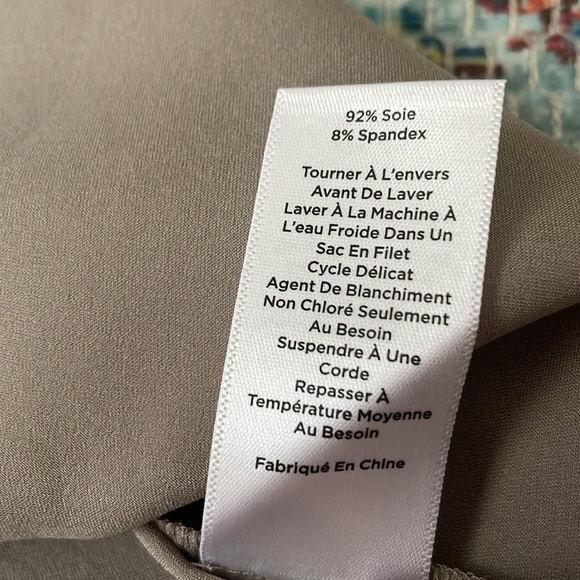 NWT women’s Haven Well within double v-neck washable silk cami sz m - Picture 7 of 9